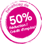 50 % de crédit d'impôt